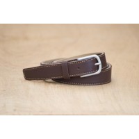 CEINTURE CUIR BRUN | L’élégante